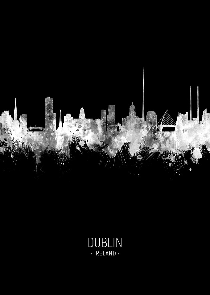 Dublin Ireland Skyline