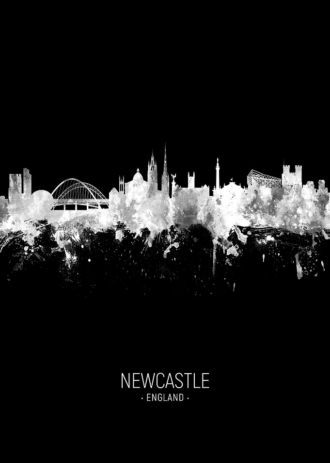 Newcastle England Skyline