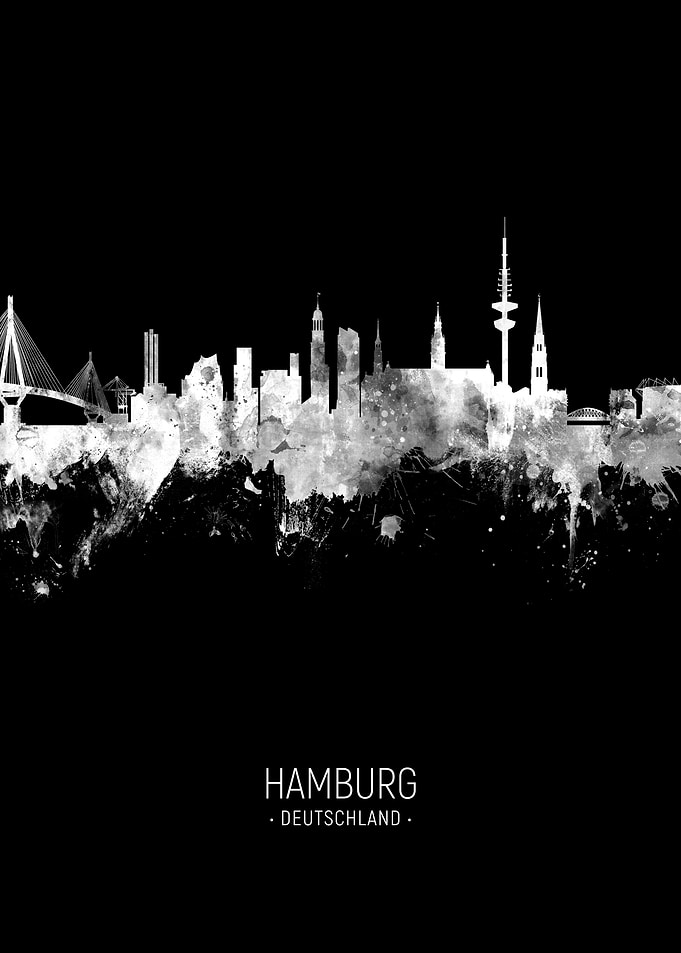 Hamburg Germany Skyline