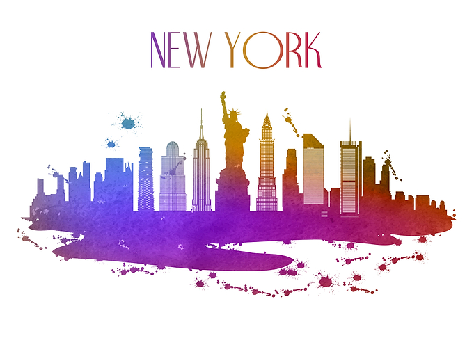 Watercolor New York