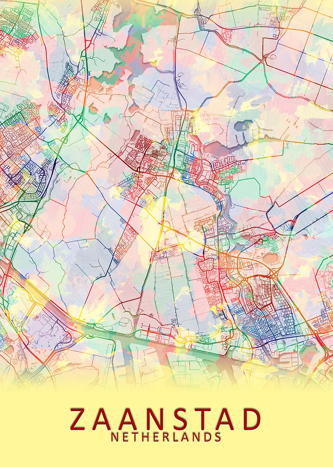 Zaanstad Netherlands Map