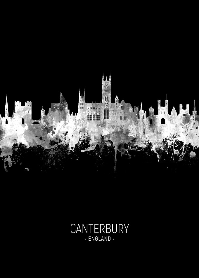 Canterbury England Skyline