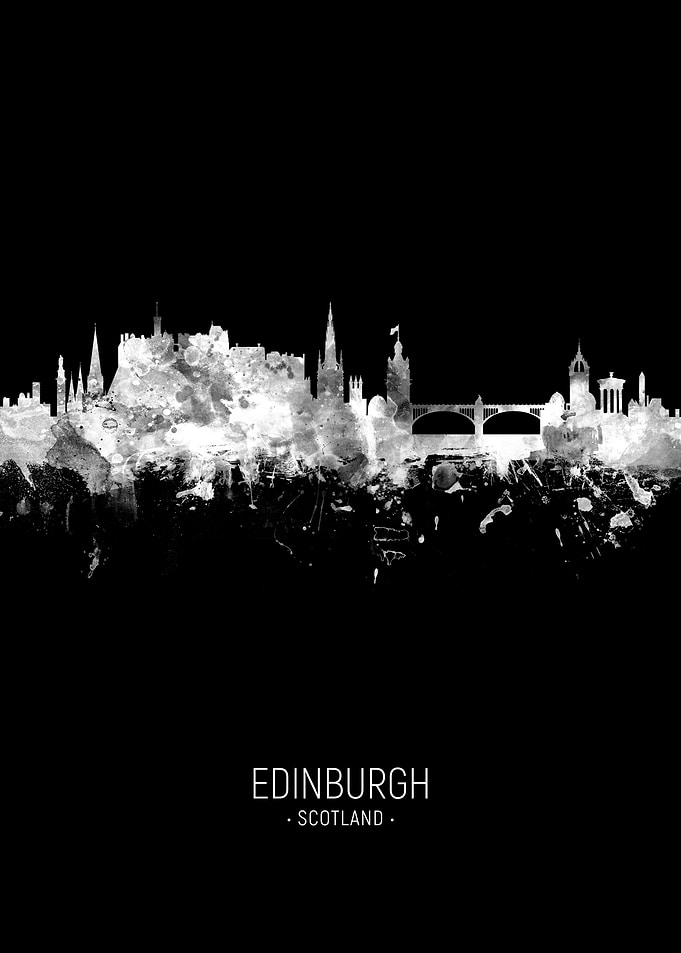 Edinburgh Scotland Skyline