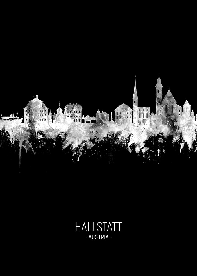Hallstatt Austria Skyline