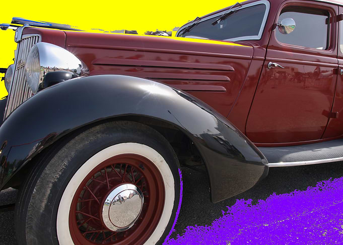 Colorful US Oldtimer