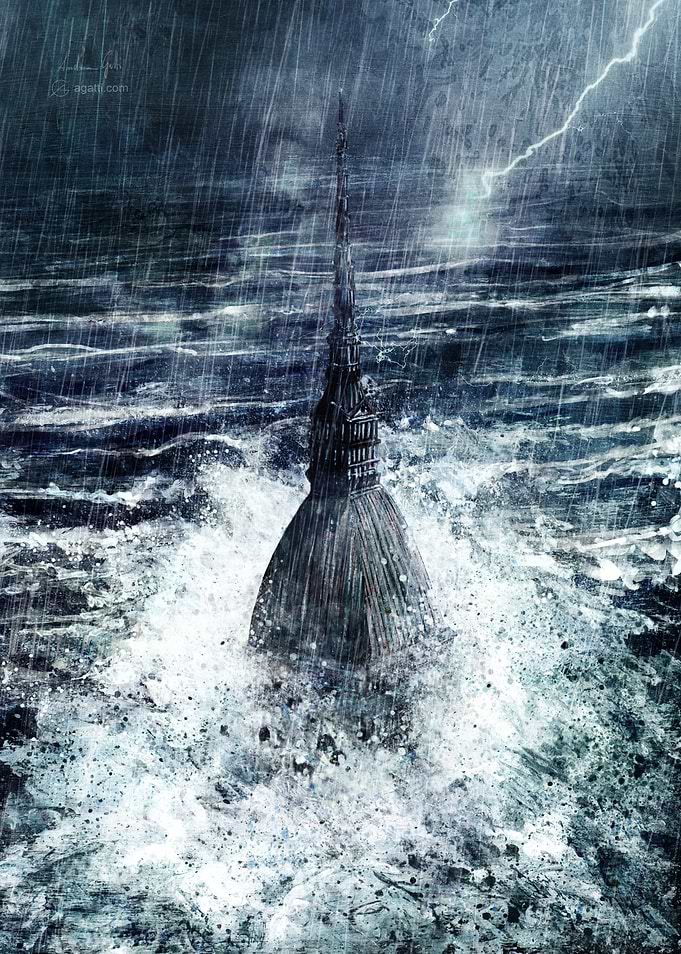 Mole Antonelliana tsunami