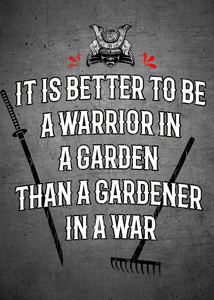 Warrior in the Garden