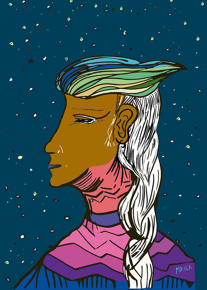 Women Blue Bird