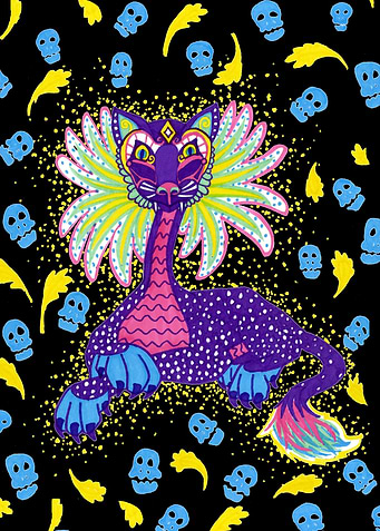 Mexican Cat Alibrije