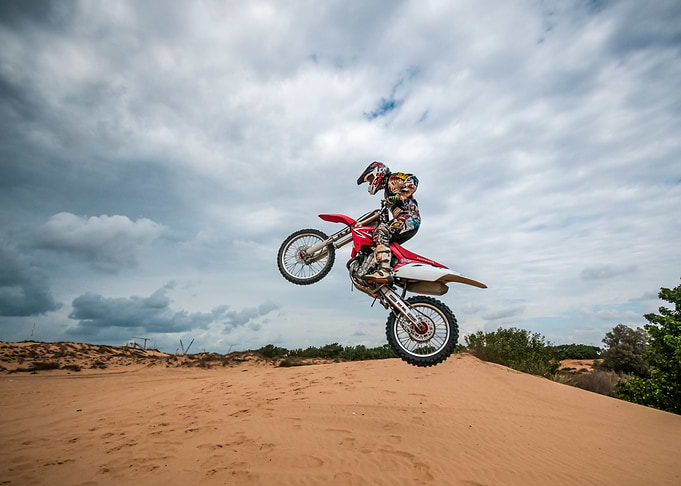 Cross country motorbike