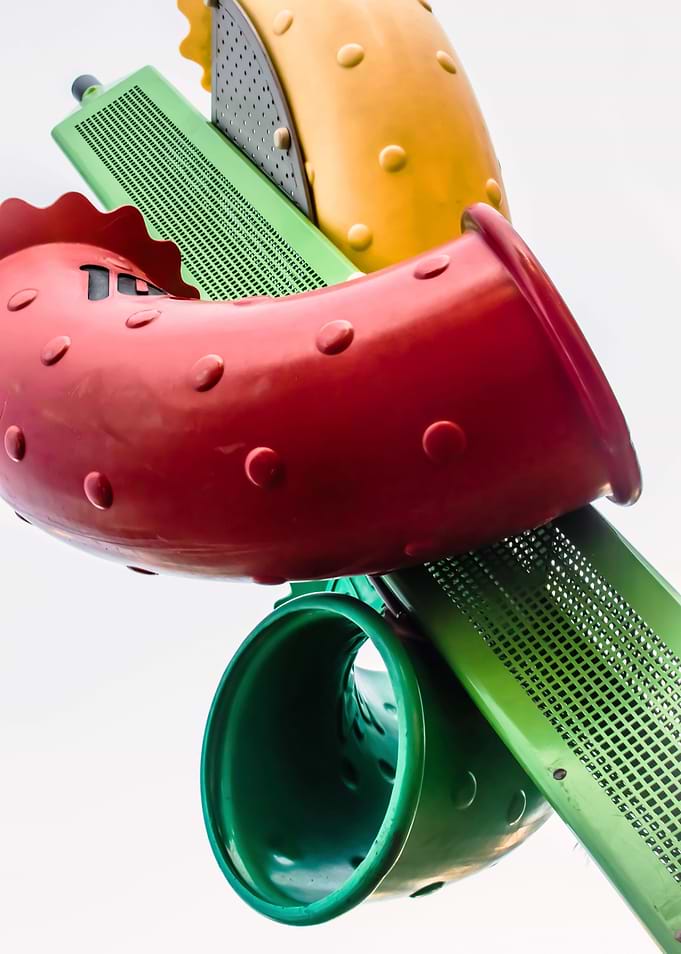 colorful plastic tubes