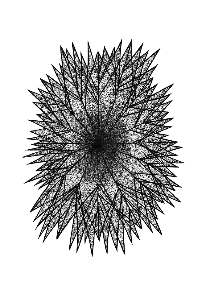 Pointillism Star