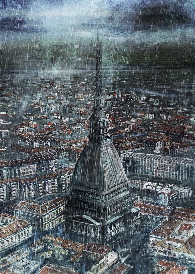 Mole Antonelliana flood