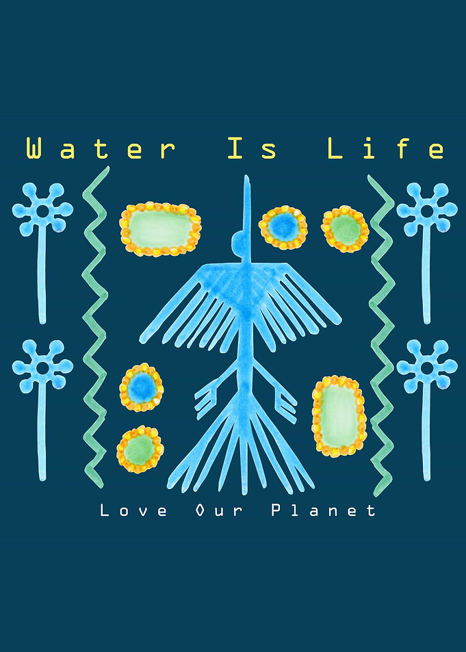 Water Is Life Vertical