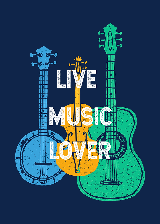 Musical retro poster
