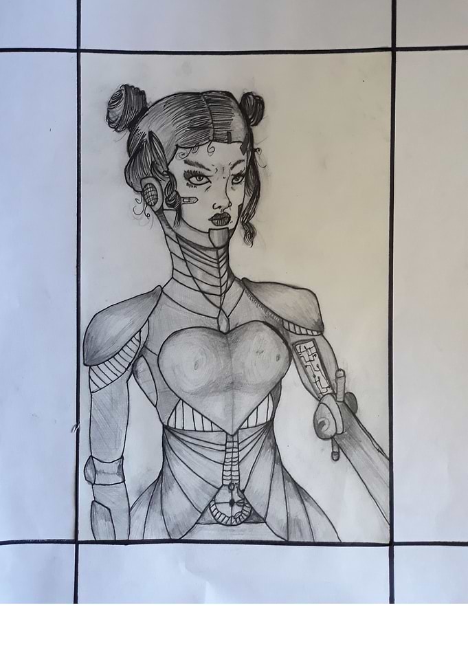 Tahali the cyborg warrior