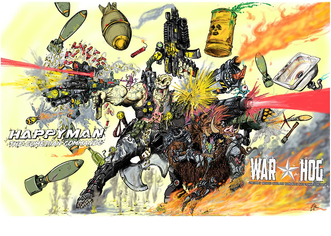 HappyMan and War Hog APR19