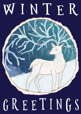 Icicle Winter Reindeer