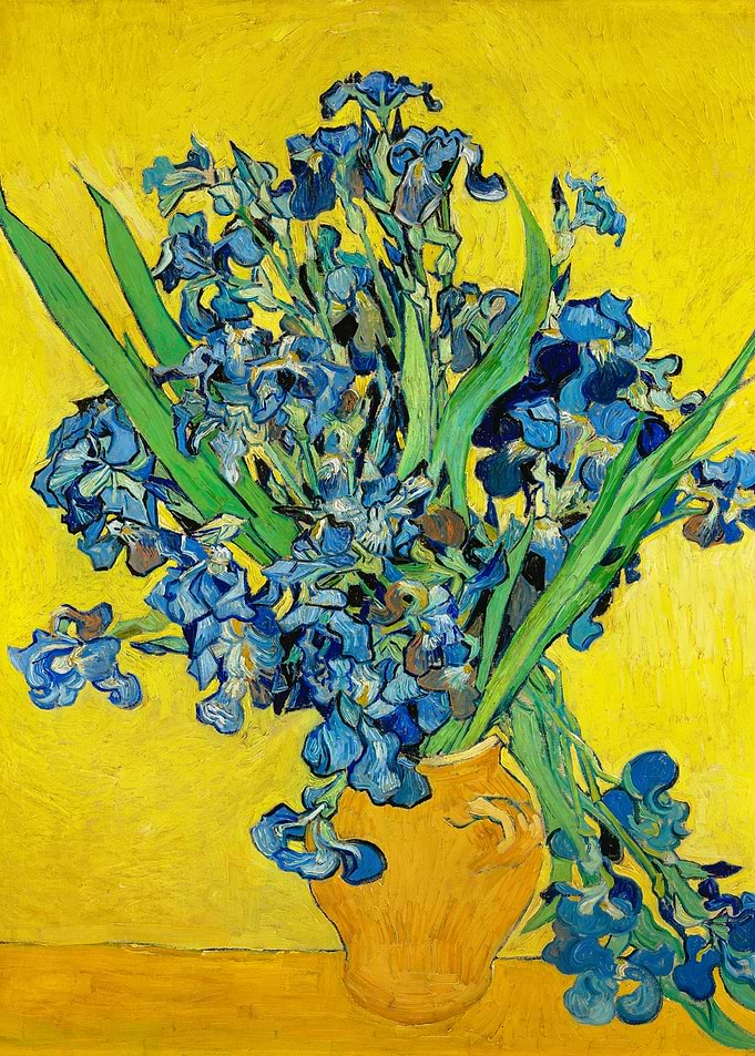 Vase with Irises