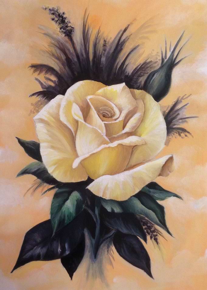 Single Yellow Rose