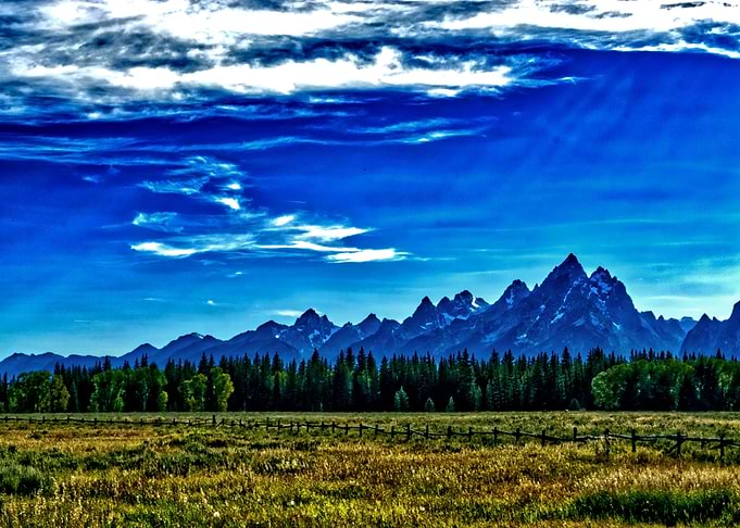Beauty of Grand Teton HDR