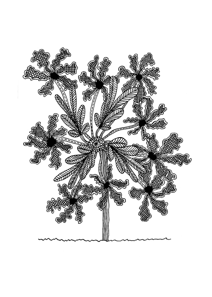 Screen Door Flower II