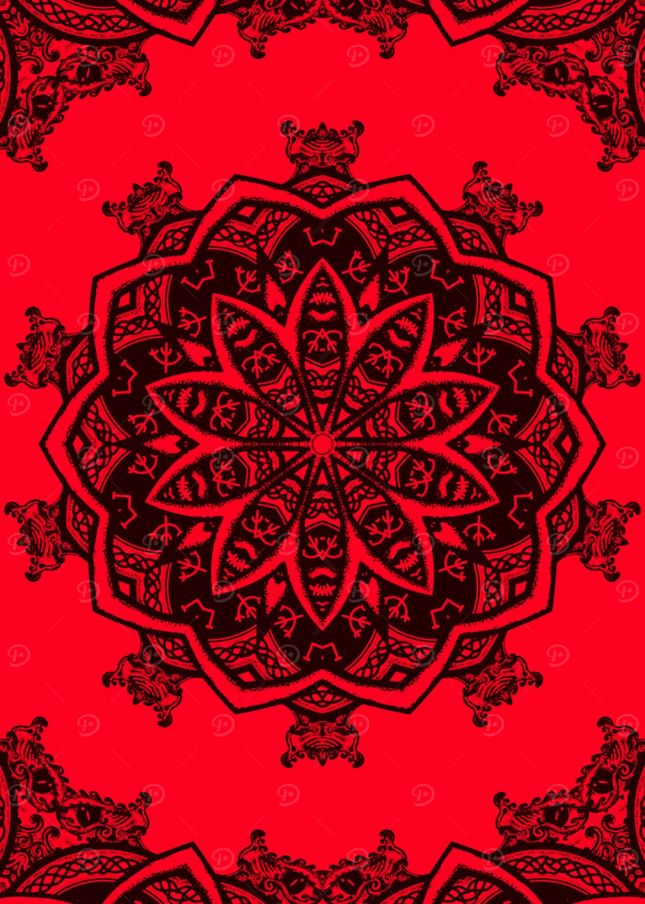 Deep Decagon Pattern Art