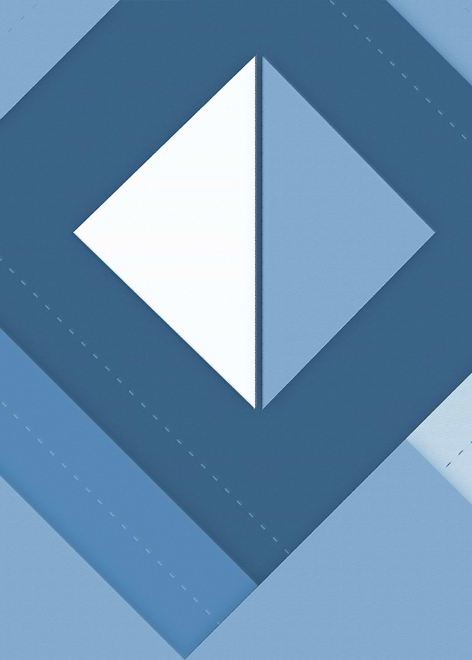 Geometric Blue