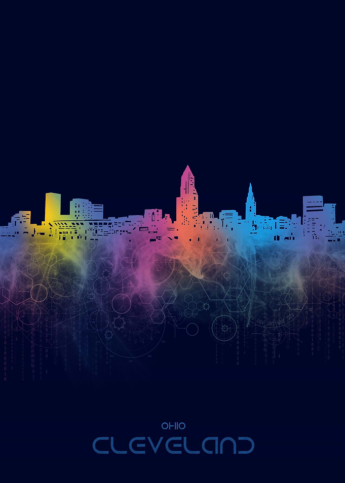 cleveland skyline cyber