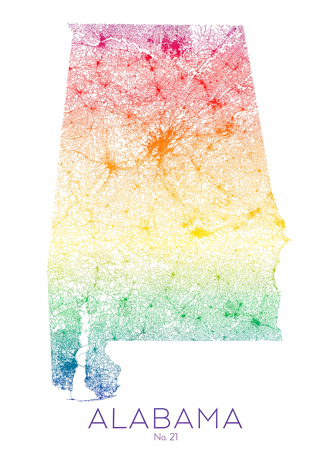 Alabama State Map