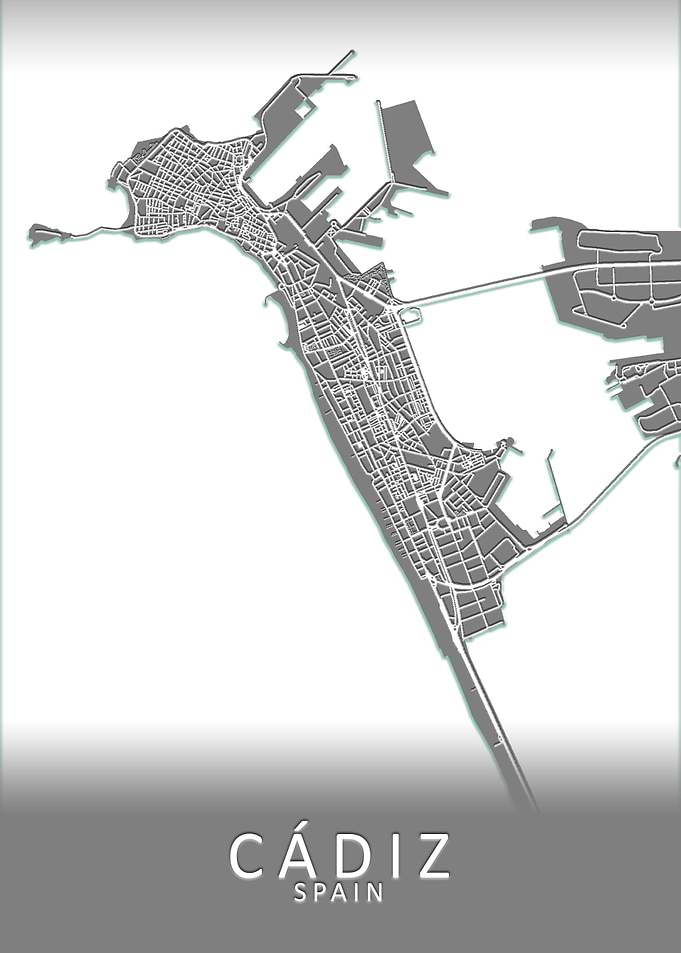 Cadiz Spain City Map