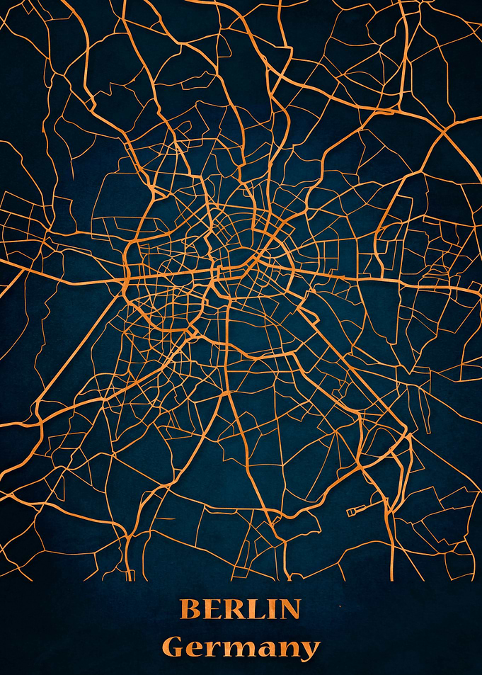 city map Berlin
