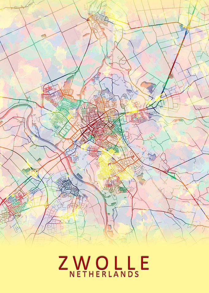 Zwolle Netherlands Map