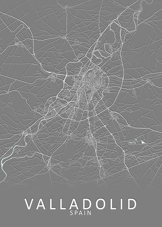 Valladolid Spain City Map