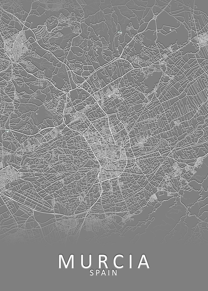 Murcia Spain City Map