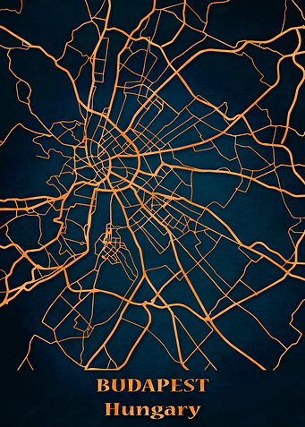 city map Budapest