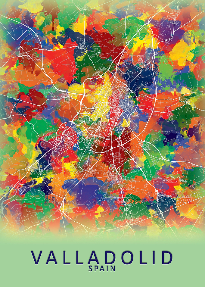 Valladolid Spain City Map