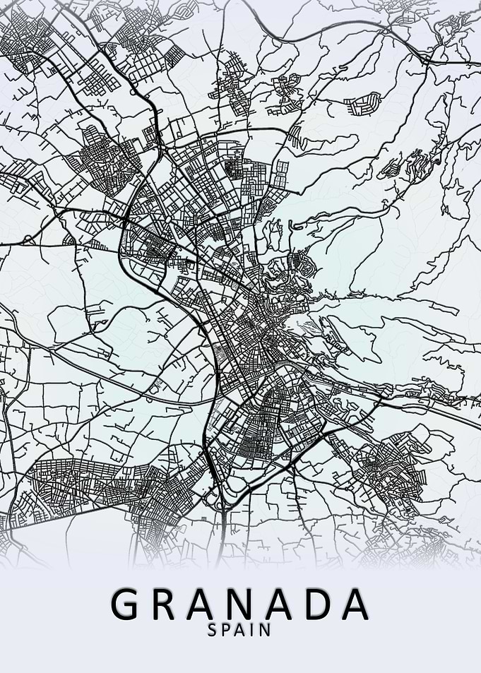 Granada Spain City Map