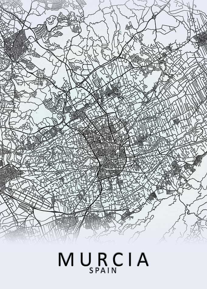 Murcia Spain City Map