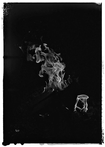 Flames BW