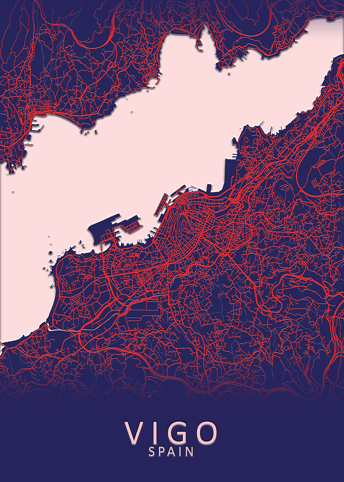 Vigo Spain City Map