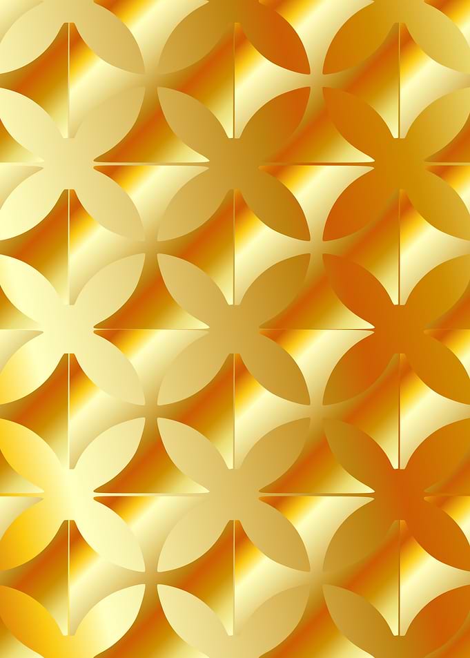 Abstract vector gold