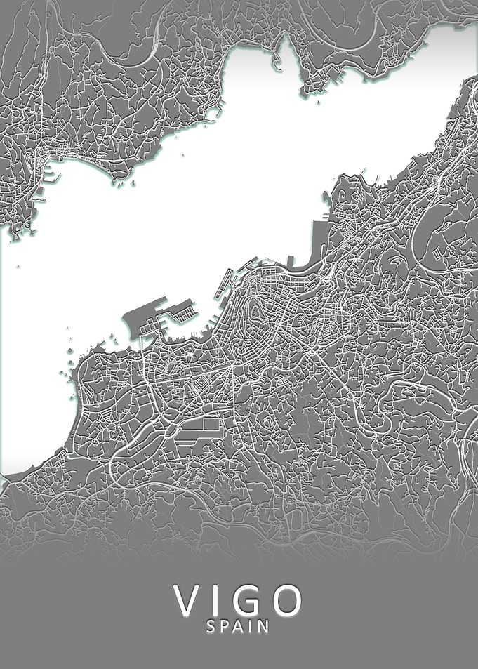 Vigo Spain City Map