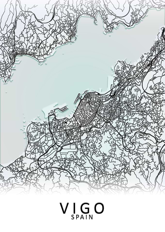 Vigo Spain City Map