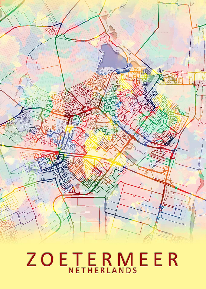 Zoetermeer Netherlands Map