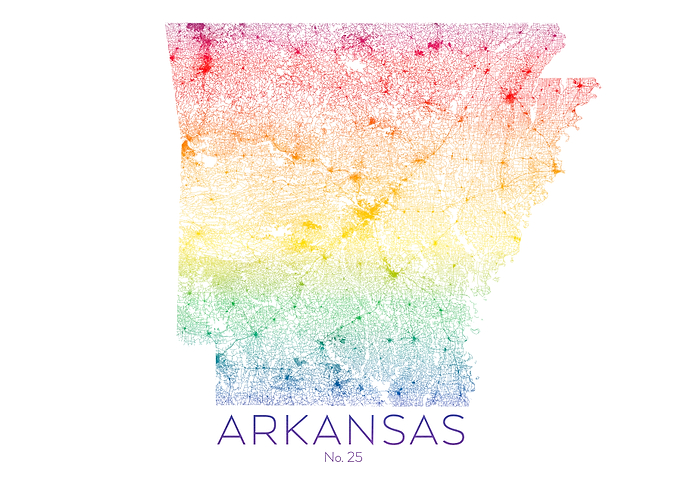 Arkansas State Map