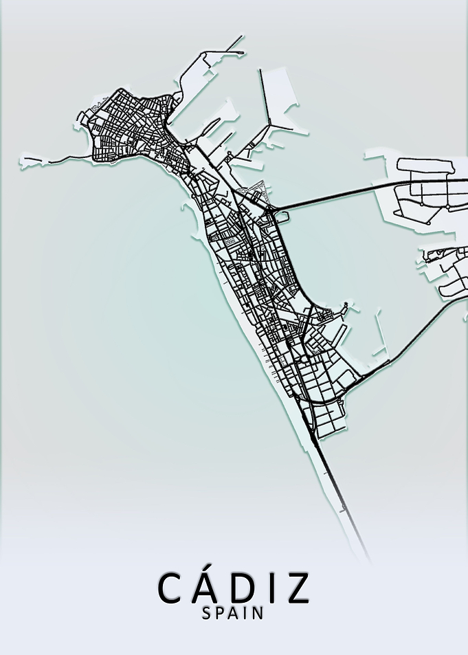 Cadiz Spain City Map