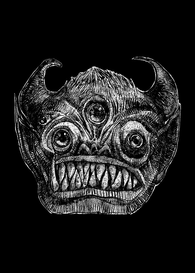 Monster Face 002