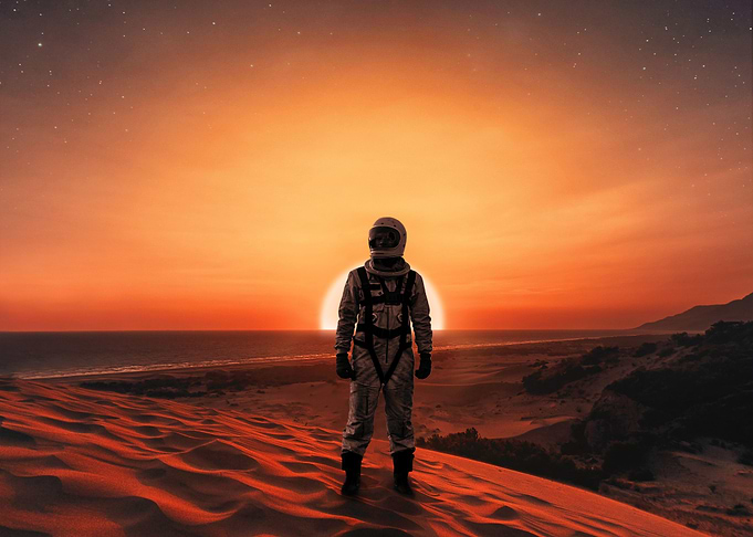 The sunset