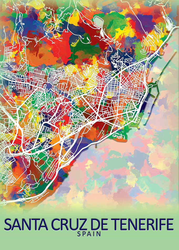 Santa Cruz de Tenerife Map